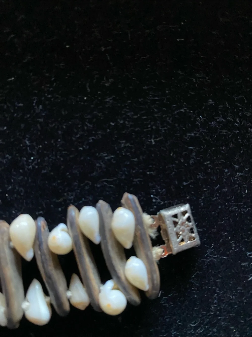 Freshwater seashells Multi-Row Bracelet - White